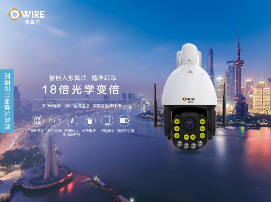 AI 智能警戒跟踪摄像机